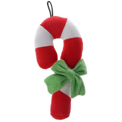 Jouet de Noël pour chien en peluche avec couineur, idéal pour réduire l'ennui, jouet à mâcher et à câliner. (1/4)