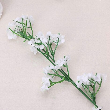 1 for Head Romantic Baby's Breath Gypsophila Silk Flower Party Wedding Home Deco (1/4)