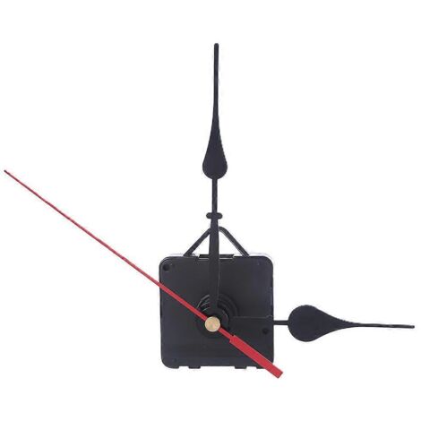 Réveil silencieux avec jeu de 4/5/6" aiguilles en forme de pelle, mécanisme d'horloge pour remplacement et réparation. (1/4)