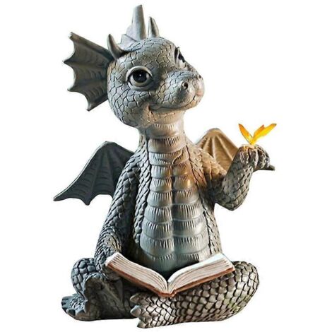 Voici une proposition de titre en français (caractères : 182) :
Figurine Dragon Mignon en Résine, Décor de Voiture, Accessoire pour Bureau, Maison, Chambre, Intérieur de Cabine (1/4)