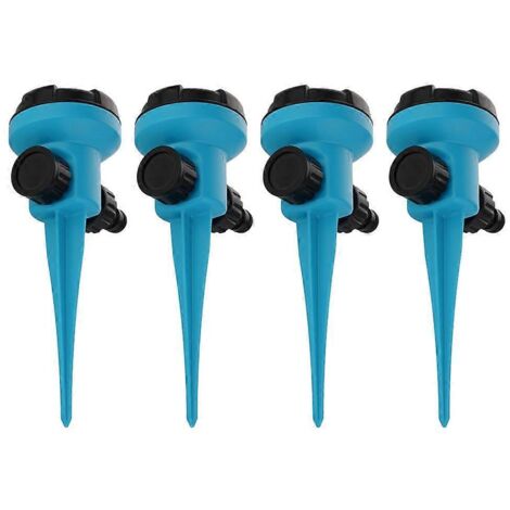 Voici une proposition de titre en français, respectant la limite de 190 caractères :
Lot de 4 arroseurs de jardin avec support, système d'irrigation 360° pour pelouse, gazon et arrosage automatique (1/4)
