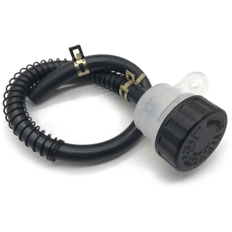 Frein maître-cylindre pompe de frein pour moto 50CC 70CC, compatible réservoir tuyau avec huile, pièce de rechange universelle. (1/4)