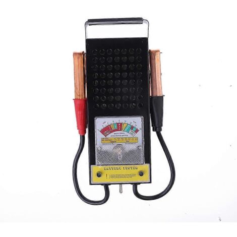 Testeur de charge de batterie 100A, type charge 6V et 12V, pour mécaniciens, voitures et camions, voltmètre 6-12 volts. (1/4)