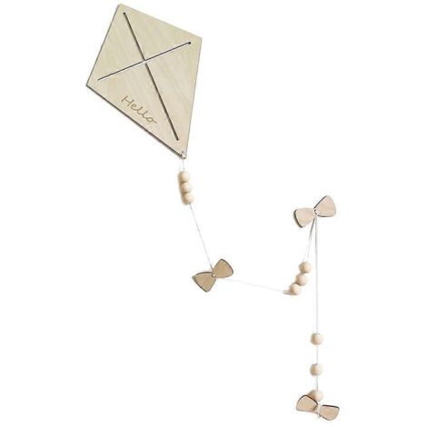 Décoration murale cerf-volant, pendentif artisanal, cadeau décoration maison, accessoire photo pour chambre bébé, ornement suspendu. (1/4)