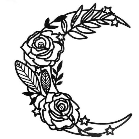 Voici une proposition de titre produit en français, respectant la limite de 190 caractères :
Décoration murale en fer forgé Phase de Lune, Ornement métallique Artisanat, Signe lunaire pour intérieur/ (1/4)