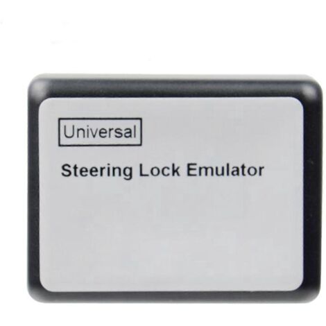 Simulateur verrouillage direction universel, programmateur émulateur plug & play avec son de verrouillage, antidémarrage compatible, clé codée OBD2. (1/4)