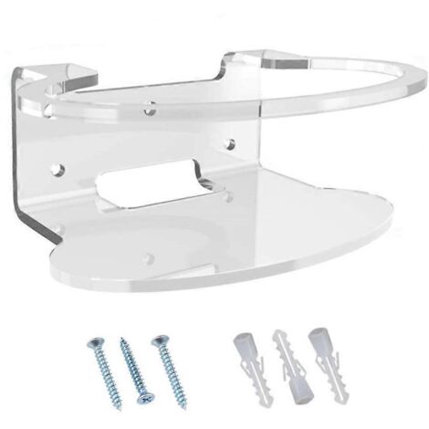 1. Support mural acrylique pour routeur WiFi Orbi, idéal pour bureau et maison, rangement mural facile. (1/4)