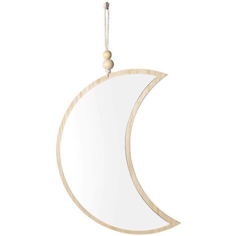 Voici une proposition de titre produit en français, respectant la limite de 190 caractères :
Miroir mural décoratif en bois style nordique, phase de lune, acrylique, pour chambre à coucher, design sc (1/4)
