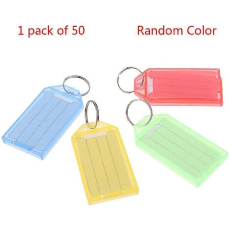 Porte-clés en plastique 50 pièces/ensemble, identifiants d'articles, jouets alimentaires, marque-pages pour livre, journal, agenda, décoration cadeau. (1/4)