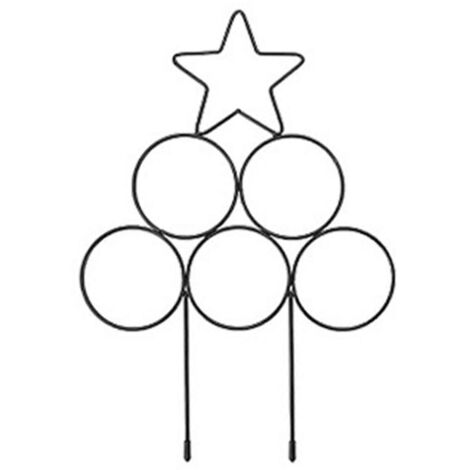 Grillage en fer forgé pour plantes grimpantes, support de bonsaï intérieur/extérieur, tuteur pour rosier, vigne, potager, support de pot de fleurs. (1/4)