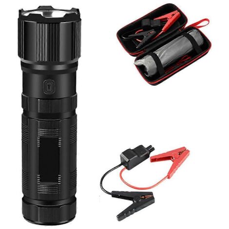 Chargeur de démarrage d'urgence pour voiture, protection intelligente, sécurité efficace, puissance de secours portable. (1/4)
