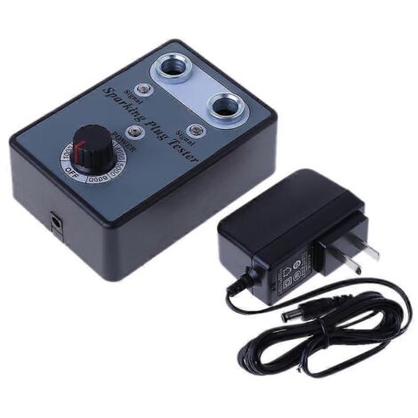 Bouchon de testeur de bougie d'allumage pour voiture avec double trous réglables, outil de vérification d'allumage de circuit de bougie, adapté aux diagnostics automobiles. (1/4)