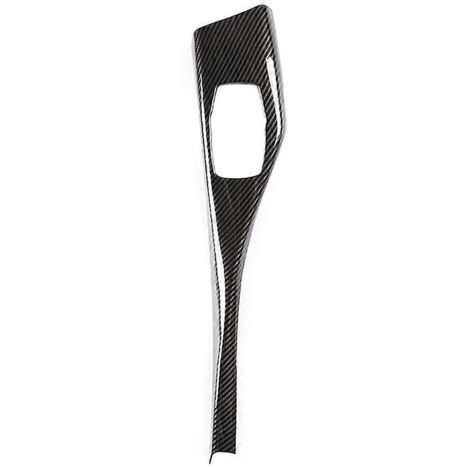 Panneau de boutons multimédia avec cadre en fibre de carbone pour BMW Série 1 F20 F21 116i 118i - Autocollant de protection intérieure.