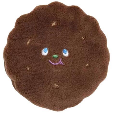 Chien Jouet en Peluche à Mâcher Biscuit Puzzle Snuffle Jouet pour Chiot Couineux Mordant (1/4)