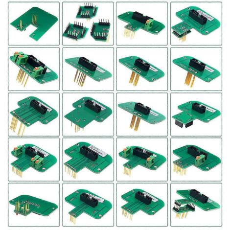 22 adaptateurs BDM pour sondes KESS, KTAG, FGTECH, BDM100, cadre de programmation BDM - Kit de 22 pièces.