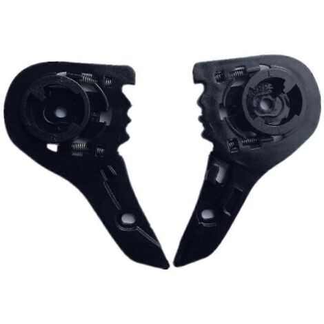 Jeu de plaque de base pour casque LS2 FF358, 396 et 385 - Pièce de rechange pour visière, support de montage pour casque moto, accessoire de sécurité pour casque intégral. (1/4)