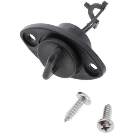 Bouchon de vidange pour bateau pneumatique, bouchon de drainage en plastique pour yacht, couvercle de trou de vidange arrière, pièce de rechange pour canot. (1/4)