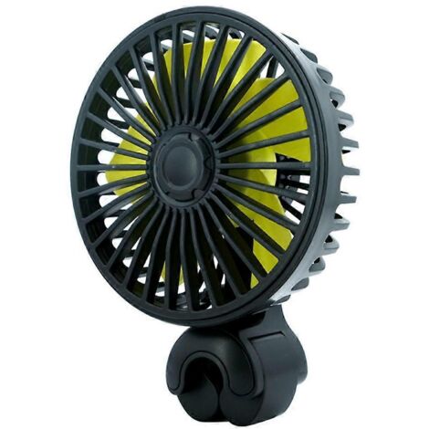 Mini-ventilateur USB auto, pièce intérieure véhicule polyvalente, idéal pour l'été chaud, adapté à tous véhicules, rafraîchissement portable. (1/4)
