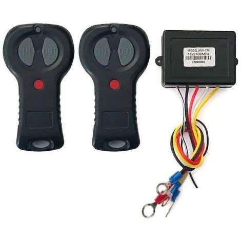 Télécommande sans fil pour treuil électrique – Kit de contrôle à distance pour remorquage camion, SUV tout-terrain, interrupteur pratique. (1/4)