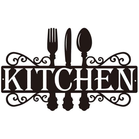 1. Panneau métallique cuisine, décoration murale rustique, enseigne fermière pour salle à manger, décoration champêtre. (1/4)