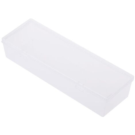 Rectangular Plastic Clear Storage Box Jewelry Container for Case Bead Organizer (1/4)