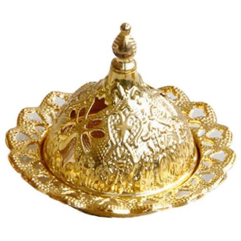 Voici un titre de produit optimisé en français (moins de 190 caractères) :
Plateau à encens métallique pour brûle-parfum, décoration Eid Mubarak, bougie, brûle-encens, support pour bâtons d'encens, c (1/4)
