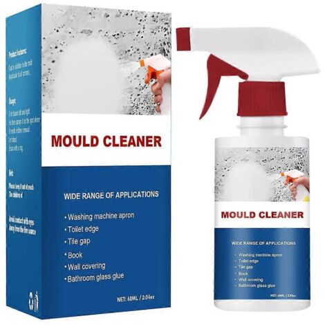 Spray Nettoyant Anti-Moisissures pour Salle de Bain - Élimine les Traces de Moisissure sur les Murs - 60ml (1/4)