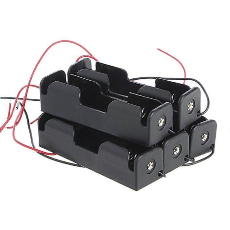 5 Pcs Support Clip pour Piles 18650 3.7V avec Câbles - Boîtier de Rangement Rechargeable (1/4)