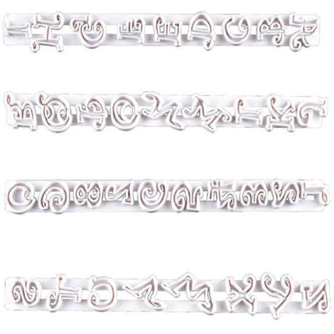Emporte-pièces Alphabet et Chiffres Écologiques pour Biscuits (1/4)