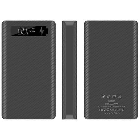 Boîtier de Charge PD 6 Emplacements pour Piles 18650 - Power Bank DIY et Support de Batterie (1/4)