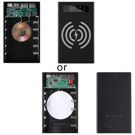 5 pièces boîtier de rangement pour piles 18650, boîte sans fil pour power bank DIY et étui (1/4)