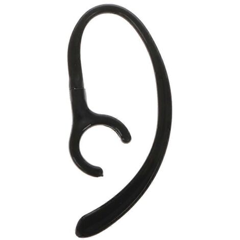 2 crochets universels pour écouteurs, compatibles Bluetooth, fixation 9mm - Noir - Lot de 2 pièces (1/4)