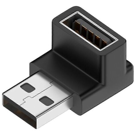 Connecteur USB 3.0 à 90° pour PC Portable et Bureau - Port F (1/4)