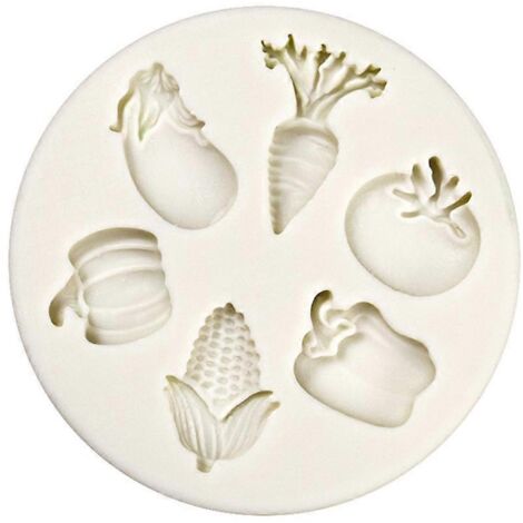 Moule en Silicone en Forme de Légumes pour Bonbons, Bougies et Chocolat (1/4)