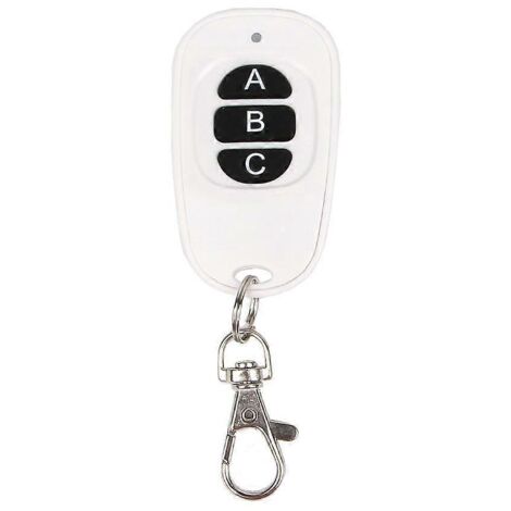 Télécommande RF sans fil 4 canaux 433MHz EV1527 pour rideaux - 3 boutons (1/4)