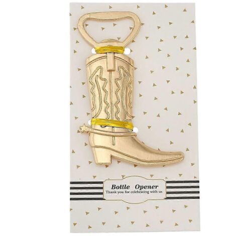 Ouvre-bouteille en alliage rétro cowboy, cadeau de mariage original et favoris pour invités (1/4)