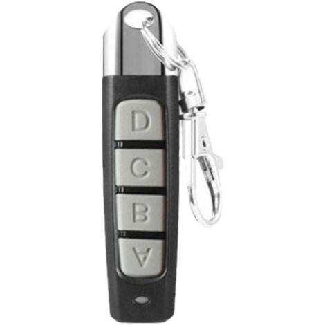 Télécommande sans fil 4 touches 433MHz pour porte de garage - Clonage et copie facile (1/4)