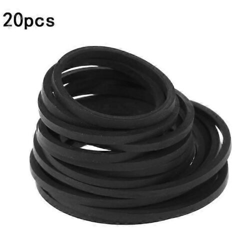 20 Pièces Courroies Caoutchouc 40-145mm pour Lecteurs CD DVD Walkman - Repliées 110-145mm Mélangées