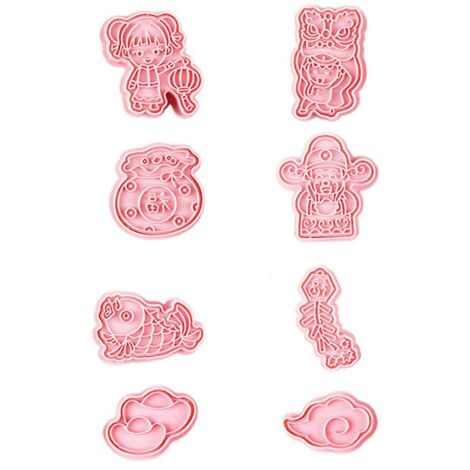 Emporte-pièce en Plastique 3D pour Pâtisserie - Ustensile de Cuisson Amusant (1/4)