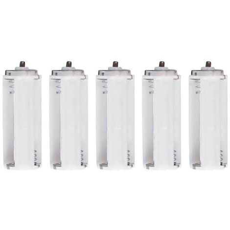 Support de piles 3AAA avec convertisseur - Boîtier de rangement pour projets DIY - Lot de 5 (1/4)