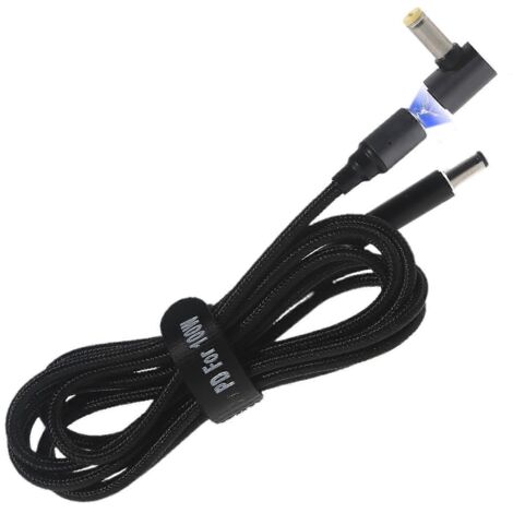 Câble d'alimentation magnétique 1,8m DC 5.5x2.1mm vers 4.0x1.7mm pour ordinateur portable Lenovo Ideapad (1/4)