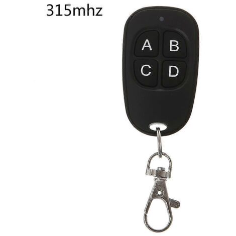 Télécommande Universelle Sans Fil RF 4CH 433MHz/315MHz avec Fonction Copie (1/4)