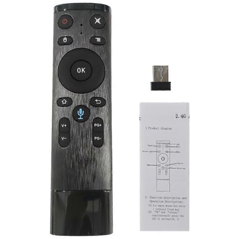 Télécommande Air Mouse 2.4G pour PC, TV Box Android et HTPC - Sans gyroscope (1/4)