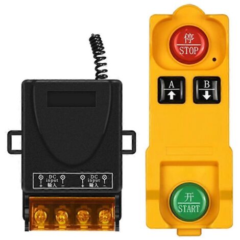 Interrupteur sans fil DC 12-48V avec télécommande et relais radio 433MHz