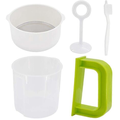 5 Filtres Alimentaires Polyvalents Sans BPA pour Lait de Noix, Lait de Soja, Jus et Thé (1/4)