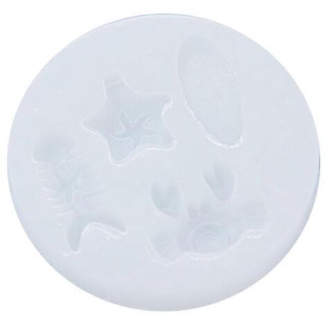 Moule en Silicone Crabe pour Pâtisserie, Chocolats et Décorations Gâteau Étoile de Mer (1/4)