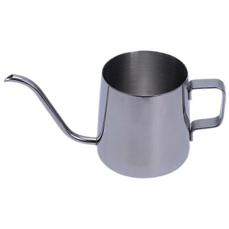 Bouilloire à Café en Acier Inoxydable avec Bec Verseur Long et Poignée (1/4)