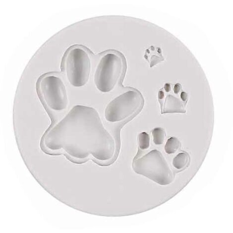 Moule en Silicone Patte de Chat pour Pâtisserie et Décoration Gâteau DIY (1/4)