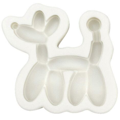 Moule en silicone pour bonbons en forme de chien ballon - Outils de décoration pour gâteaux et pâtisserie (1/4)