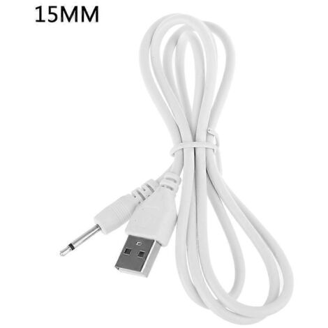 Adaptateur Audio Jack Mâle 2.5mm vers USB pour Charge et Connexion AUX - 15mm (1/4)